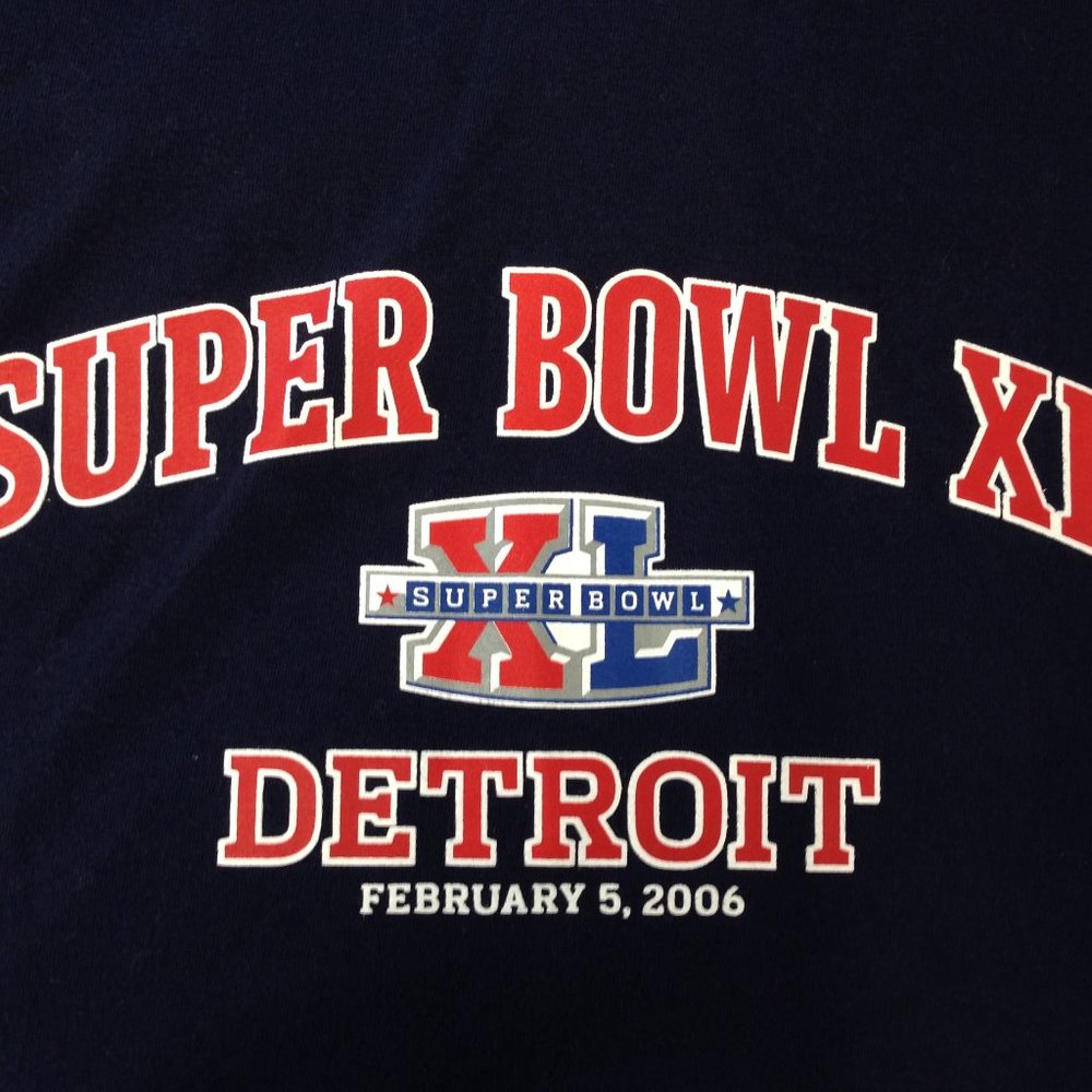 Reebok Super Bowl XL Detroit Nov 6. 2006 T Shirt - Picture 3 of 7